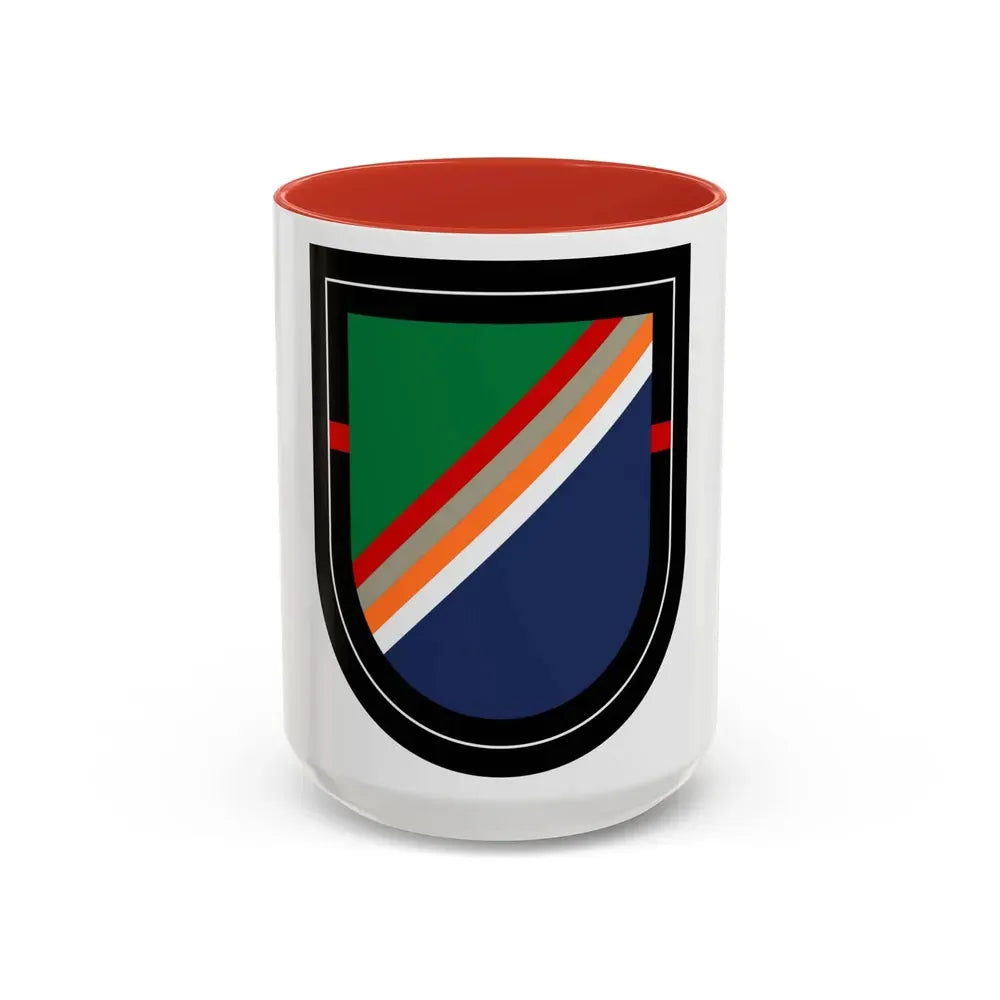 1st Ranger Battalion 3 (U.S. Army) Accent Coffee Mug 15oz Red - Go Mug Yourself