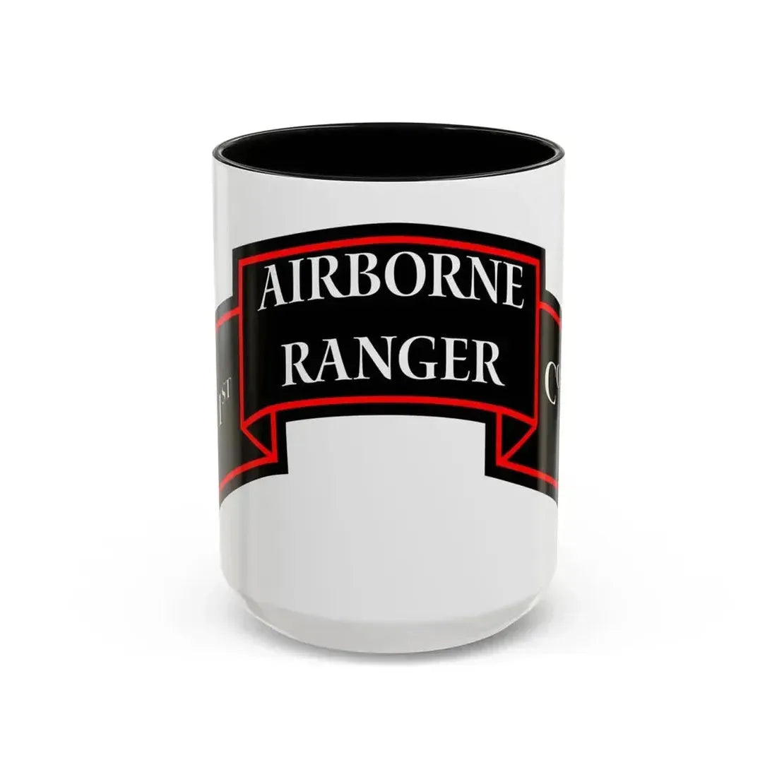 1st Ranger Infantry Company (U.S. Army) Accent Coffee Mug 15oz Black - Go Mug Yourself