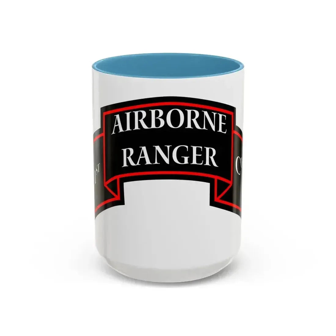 1st Ranger Infantry Company (U.S. Army) Accent Coffee Mug 15oz Light Blue - Go Mug Yourself