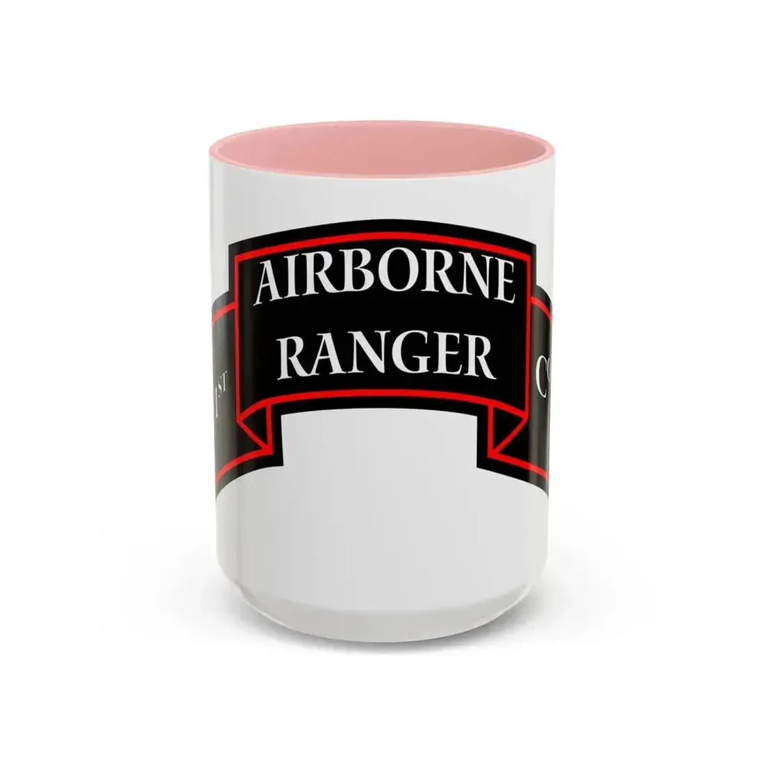 1st Ranger Infantry Company (U.S. Army) Accent Coffee Mug 15oz Pink - Go Mug Yourself