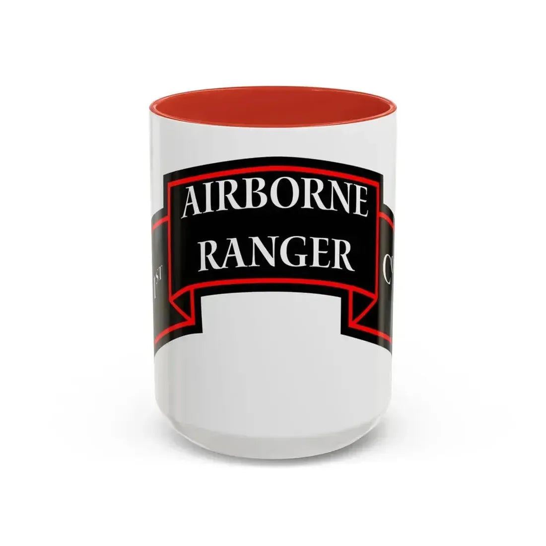 1st Ranger Infantry Company (U.S. Army) Accent Coffee Mug 15oz Red - Go Mug Yourself