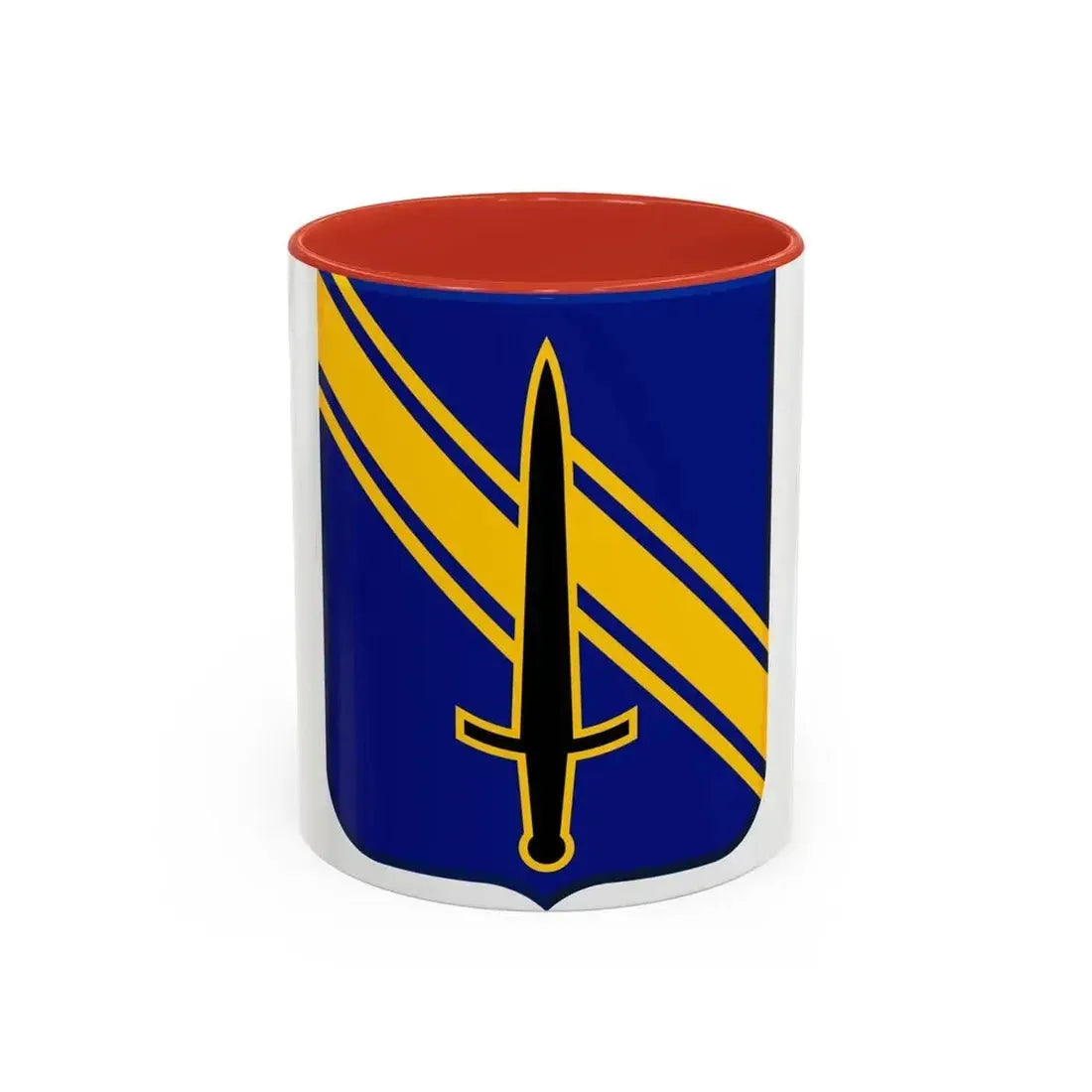 1st Security Forces Assistance Brigade v2 (U.S. Army) Accent Coffee Mug 11oz Red - Go Mug Yourself