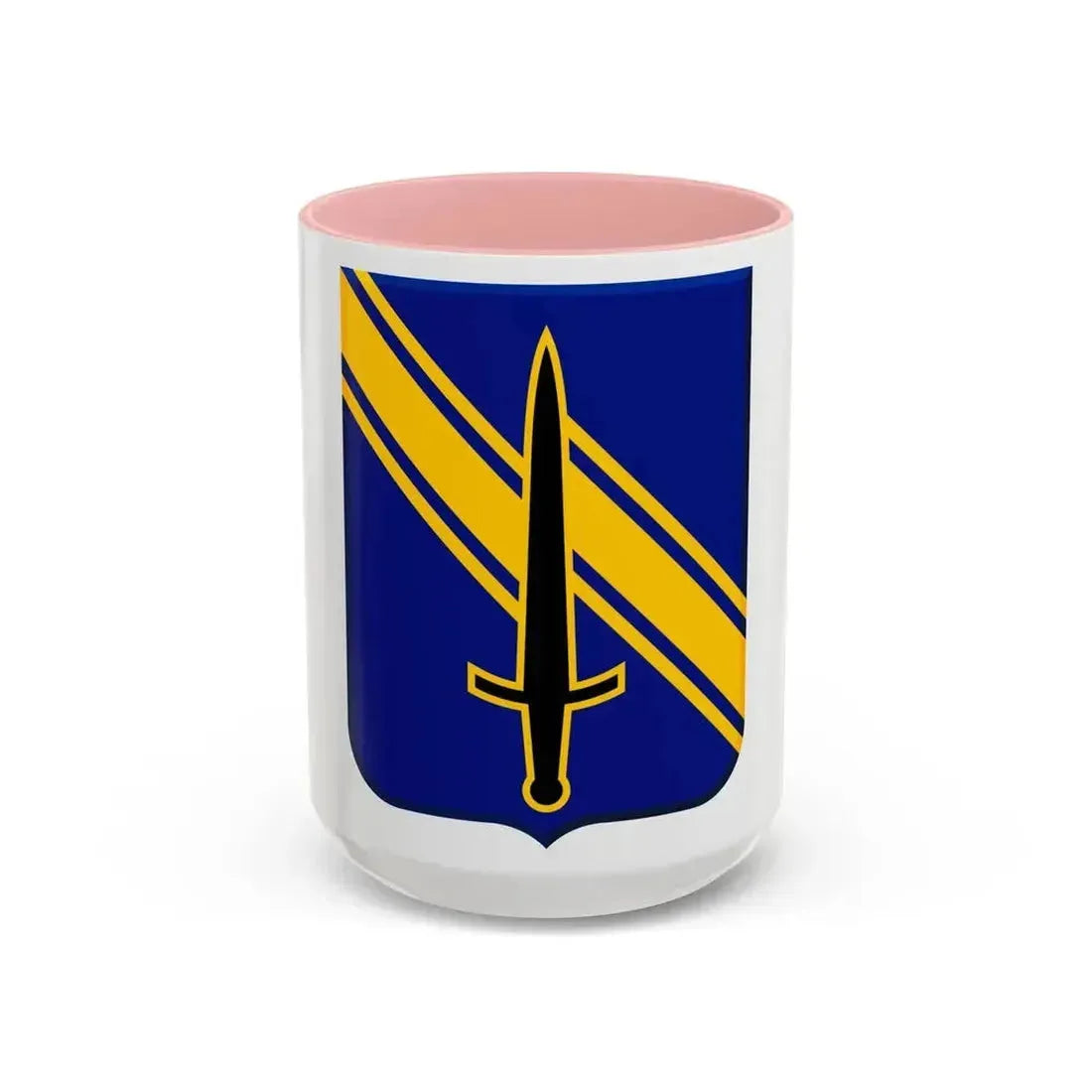 1st Security Forces Assistance Brigade v2 (U.S. Army) Accent Coffee Mug 15oz Pink - Go Mug Yourself