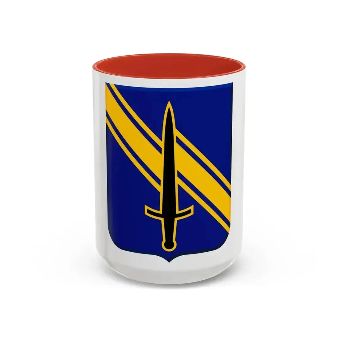 1st Security Forces Assistance Brigade v2 (U.S. Army) Accent Coffee Mug 15oz Red - Go Mug Yourself