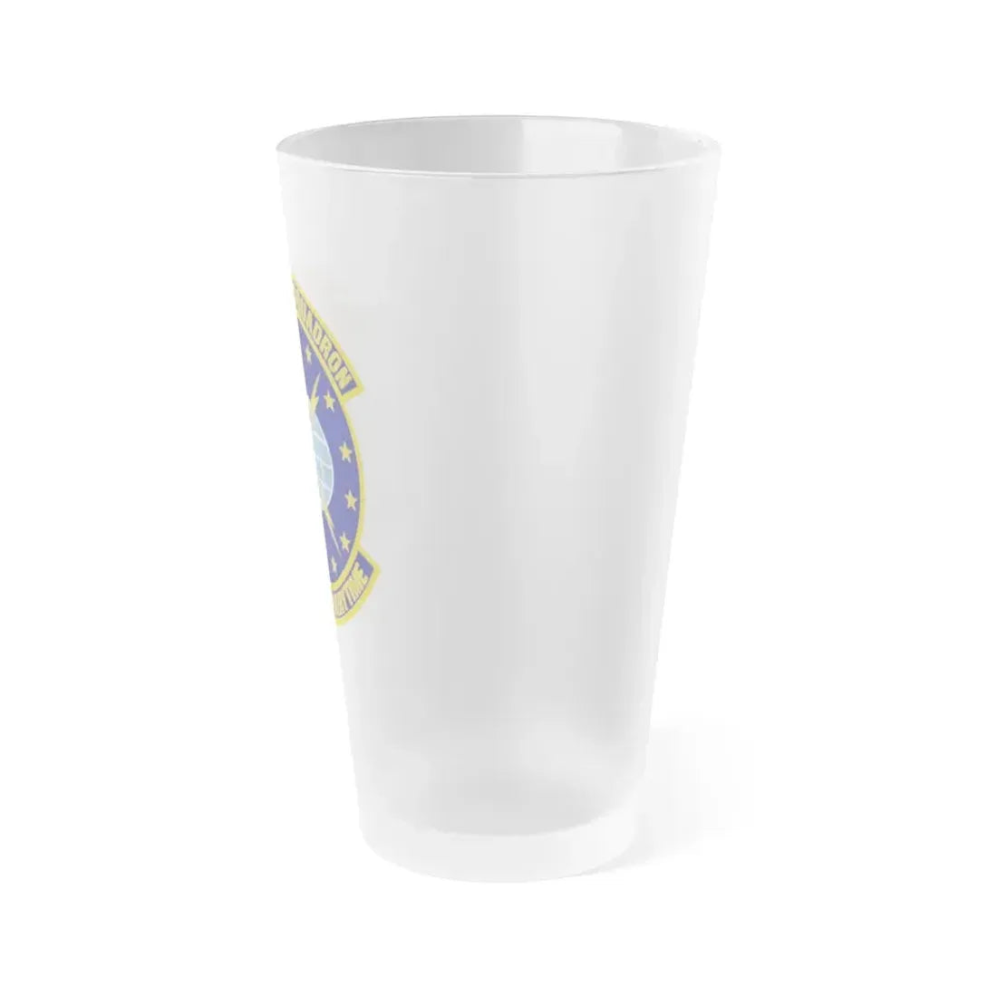 1st Services Squadron (U.S. Air Force) Frosted Pint Glass 16oz - Go Mug Yourself