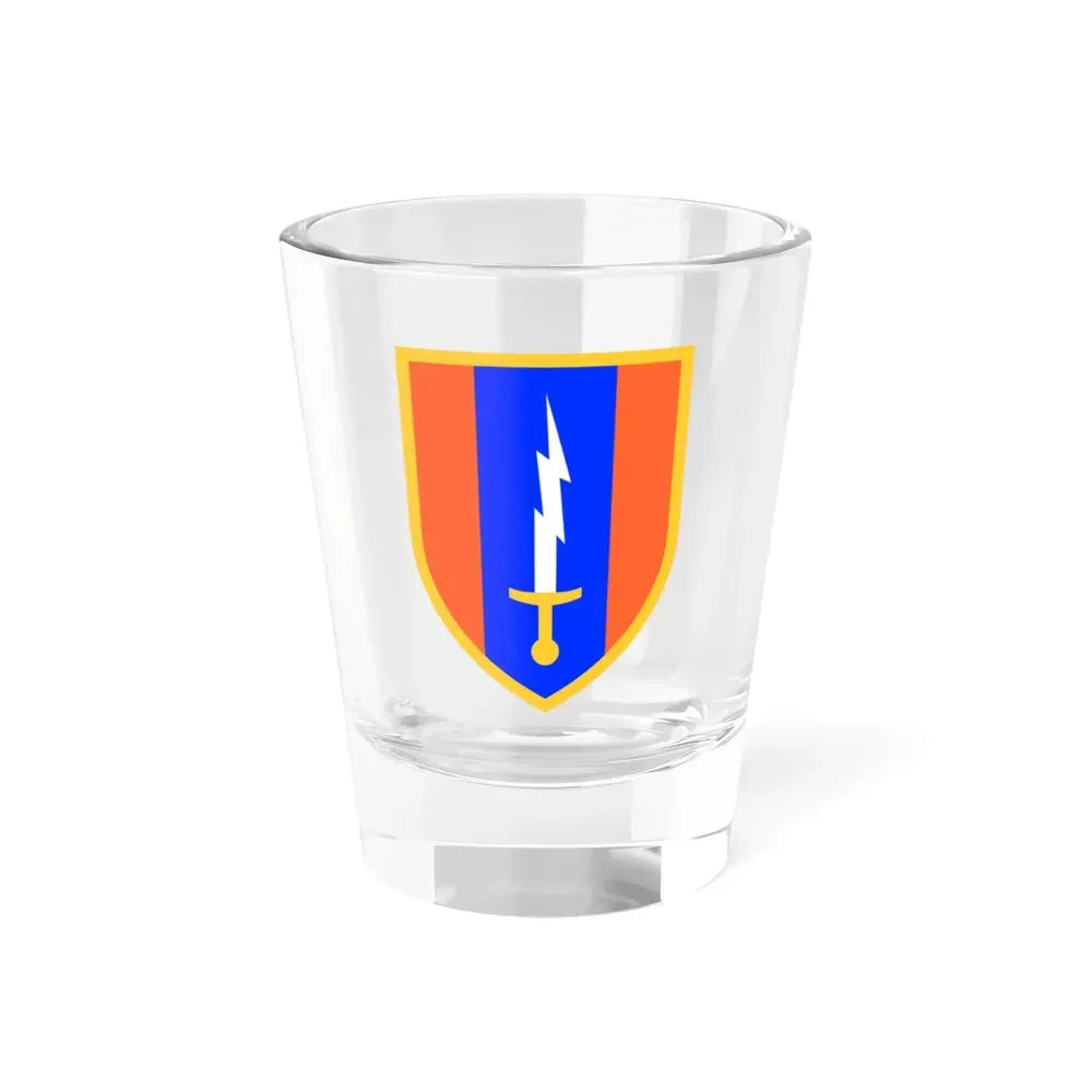 1st Signal Brigade (U.S. Army) Shot Glass 1.5oz 1.5oz - Go Mug Yourself