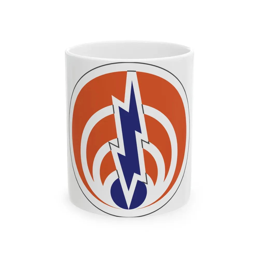 1st Signal Command (U.S. Army) White Coffee Mug 11oz - Go Mug Yourself