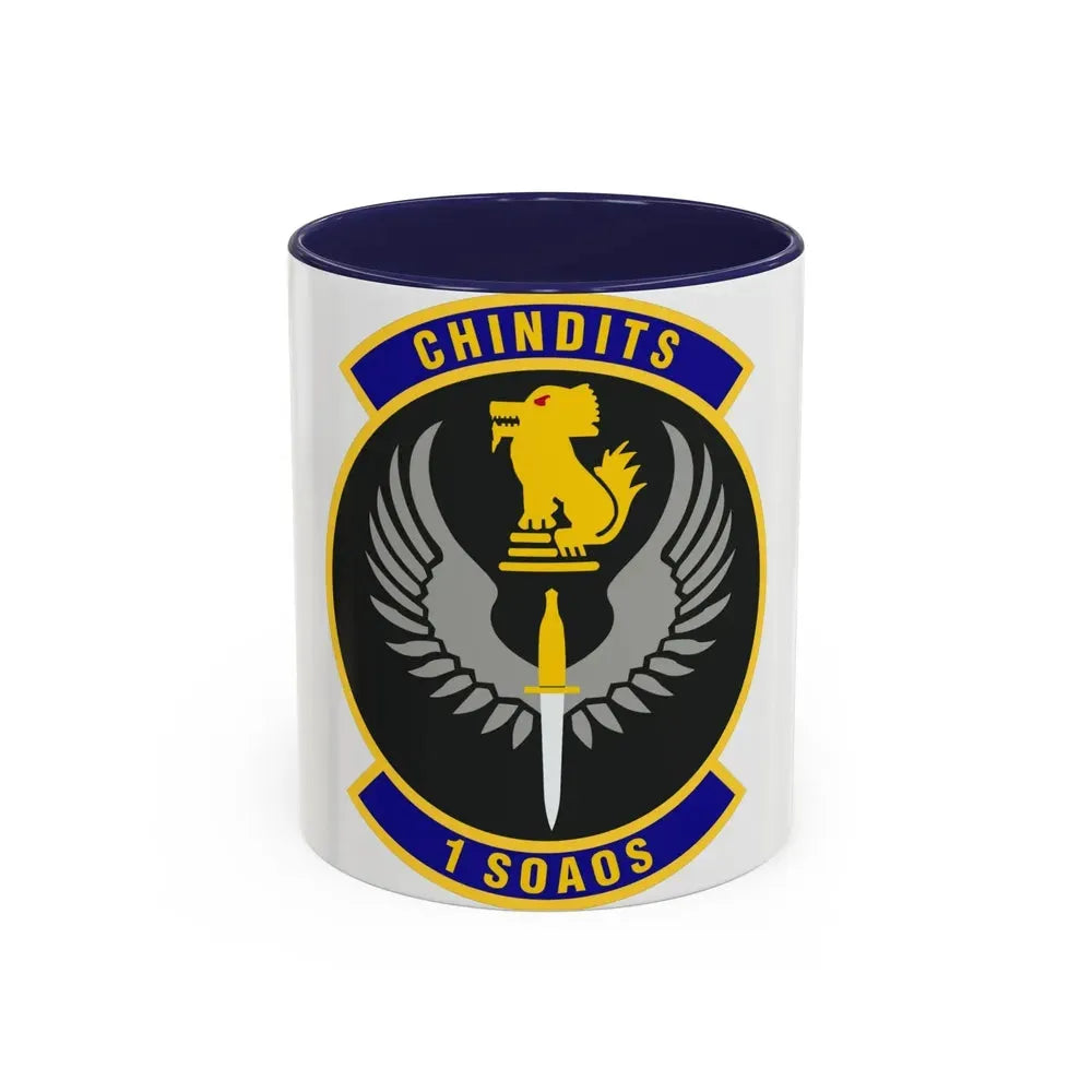 1st Special Operations Air Operations Squadron (U.S. Air Force) Accent Coffee Mug 11oz Navy - Go Mug Yourself