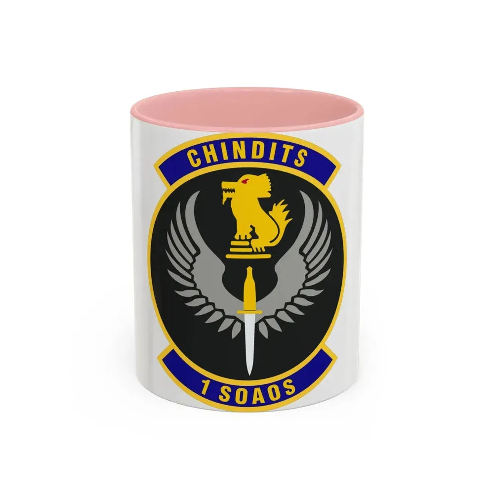 1st Special Operations Air Operations Squadron (U.S. Air Force) Accent Coffee Mug 11oz Pink - Go Mug Yourself