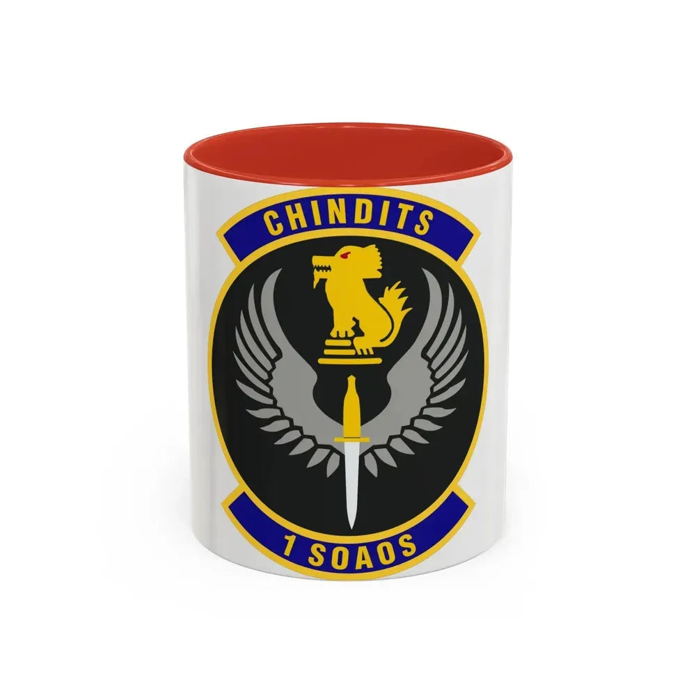 1st Special Operations Air Operations Squadron (U.S. Air Force) Accent Coffee Mug 11oz Red - Go Mug Yourself