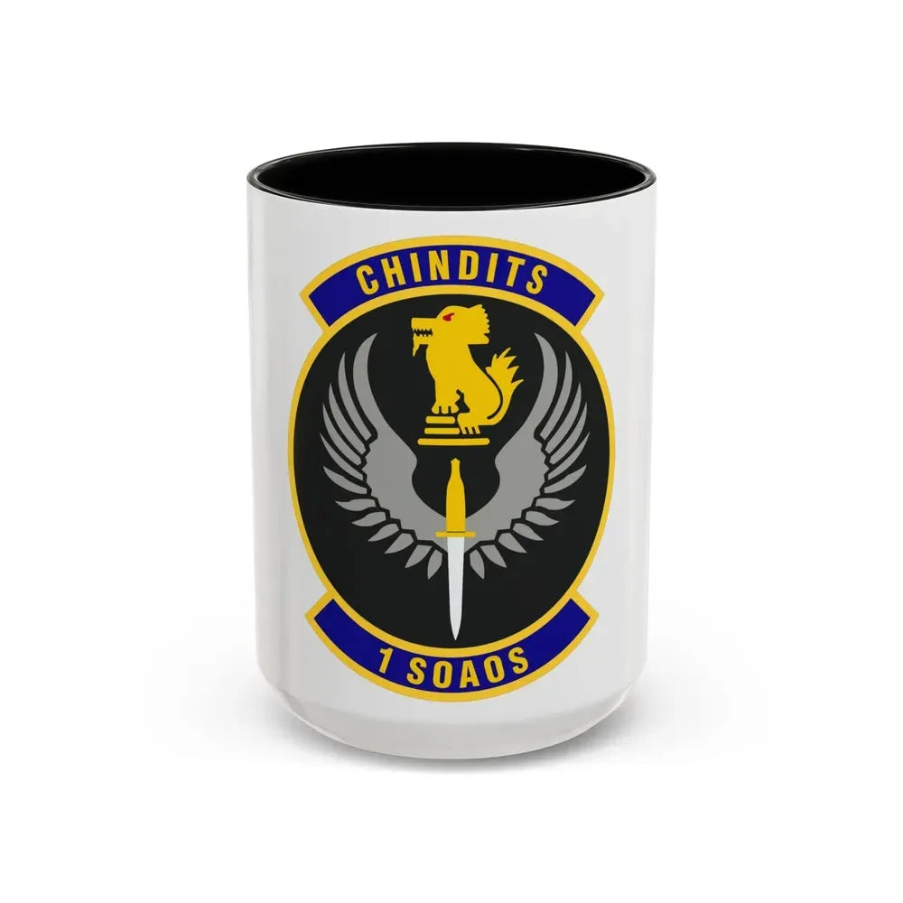1st Special Operations Air Operations Squadron (U.S. Air Force) Accent Coffee Mug 15oz Black - Go Mug Yourself