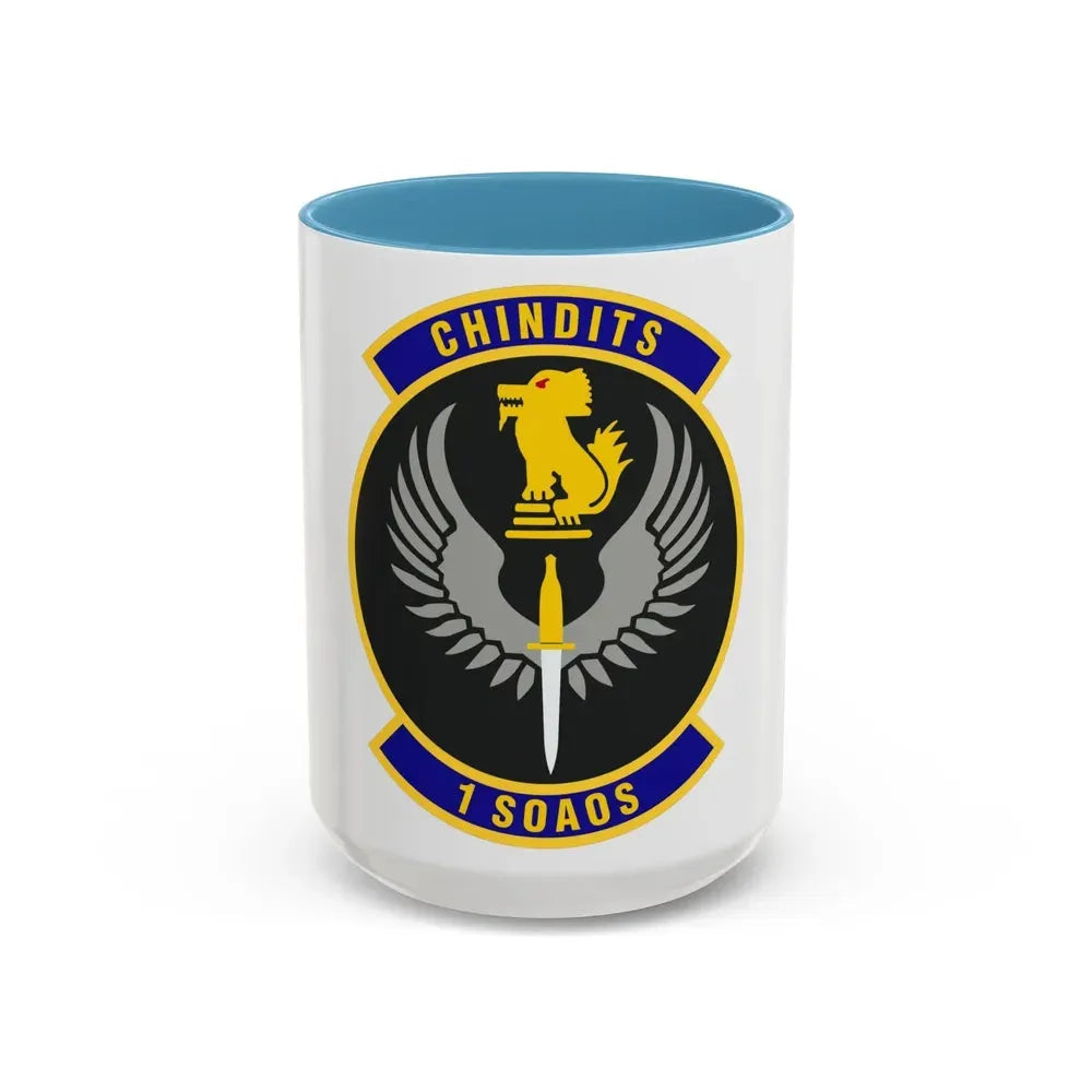 1st Special Operations Air Operations Squadron (U.S. Air Force) Accent Coffee Mug 15oz Light Blue - Go Mug Yourself