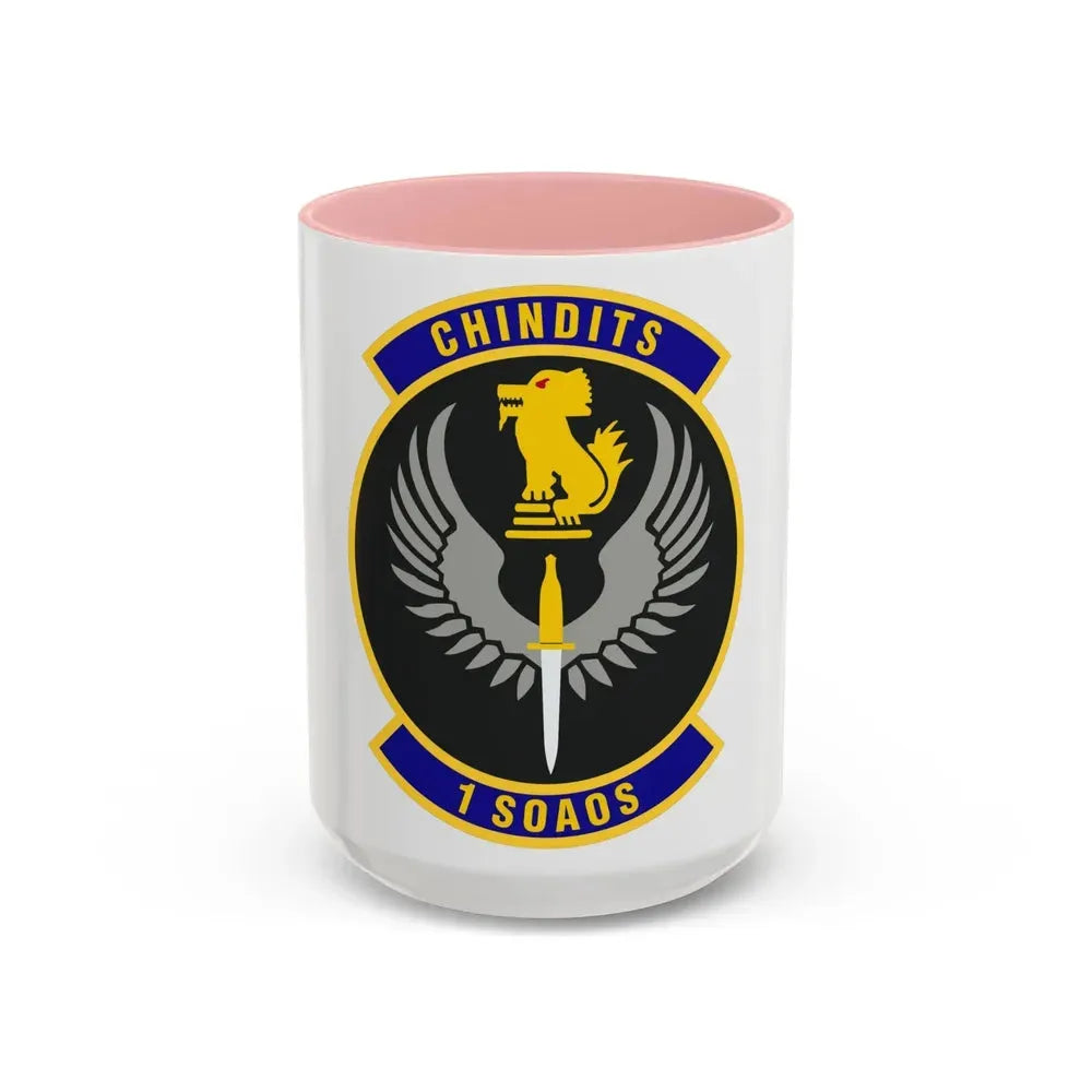 1st Special Operations Air Operations Squadron (U.S. Air Force) Accent Coffee Mug 15oz Pink - Go Mug Yourself