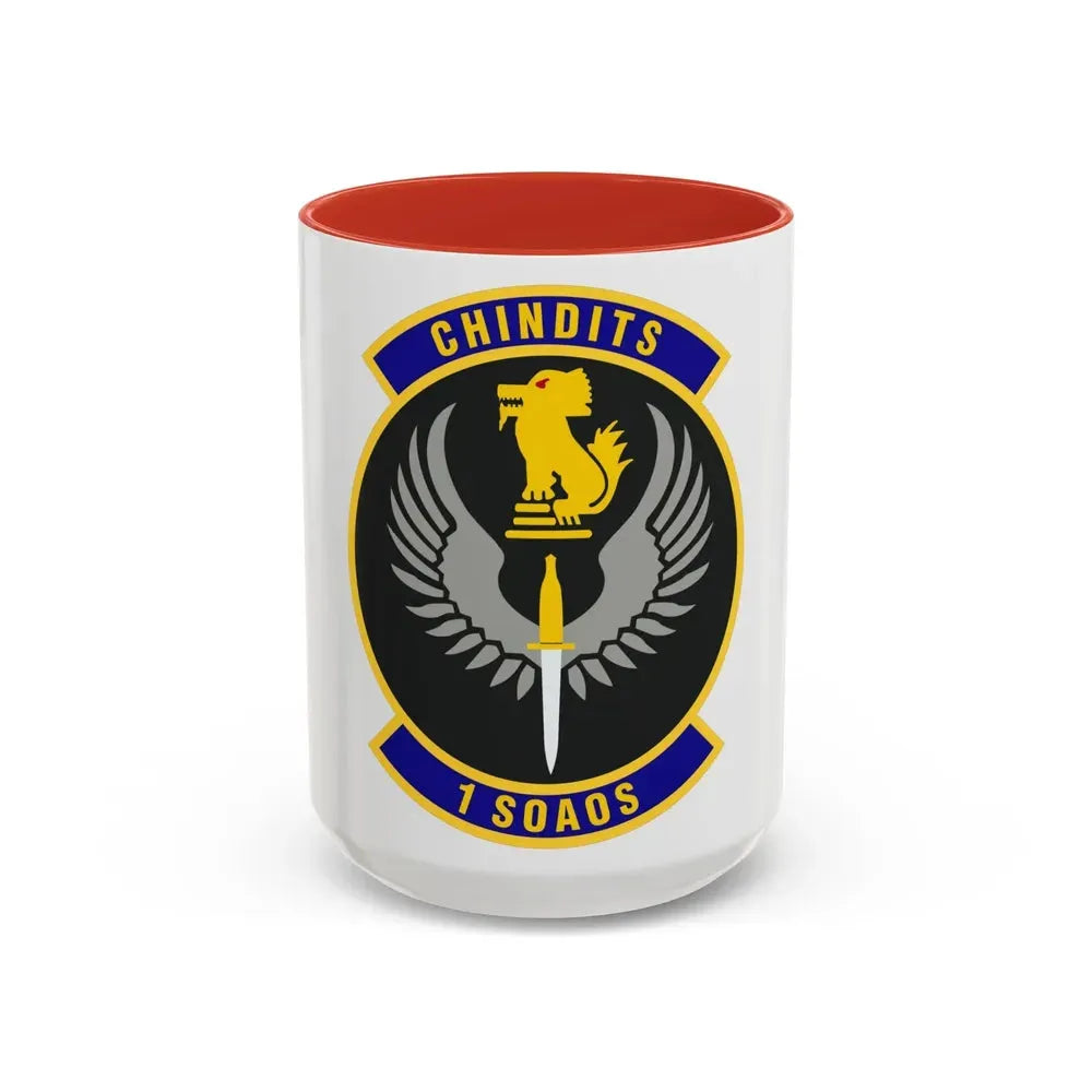 1st Special Operations Air Operations Squadron (U.S. Air Force) Accent Coffee Mug 15oz Red - Go Mug Yourself