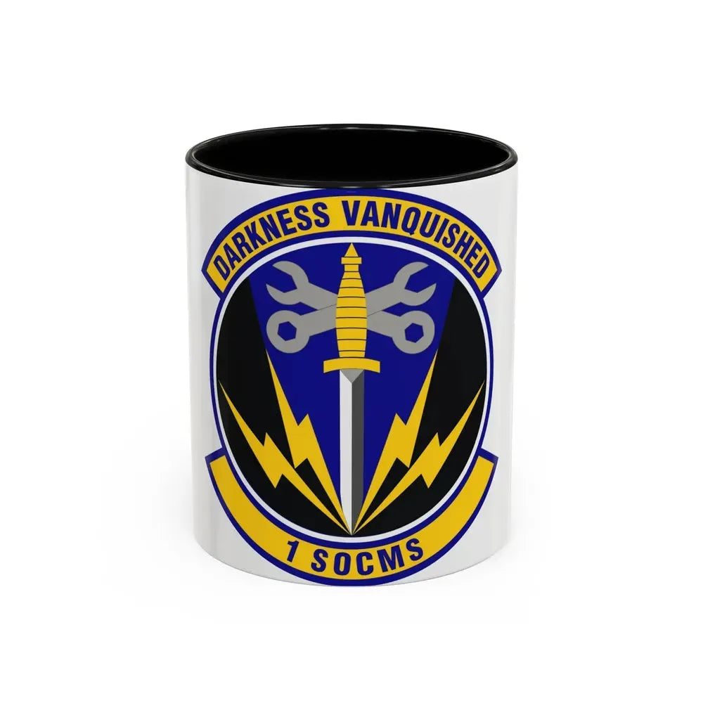 1st Special Operations Component Maintenance Squadron (U.S. Air Force) Accent Coffee Mug 11oz Black - Go Mug Yourself