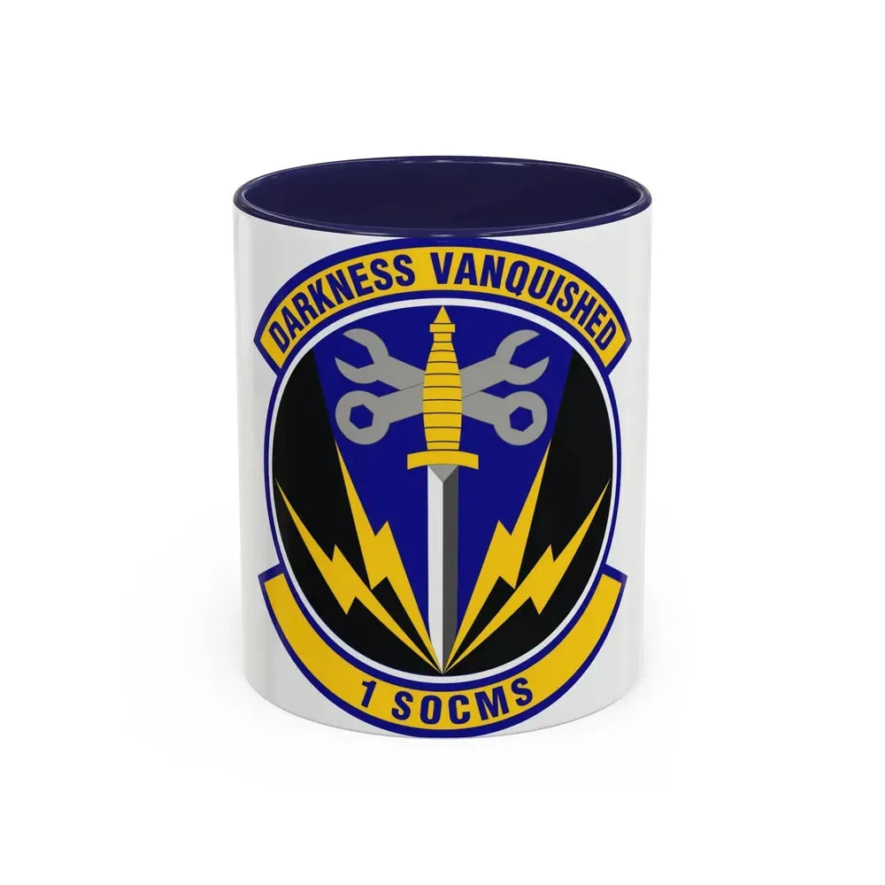 1st Special Operations Component Maintenance Squadron (U.S. Air Force) Accent Coffee Mug 11oz Navy - Go Mug Yourself