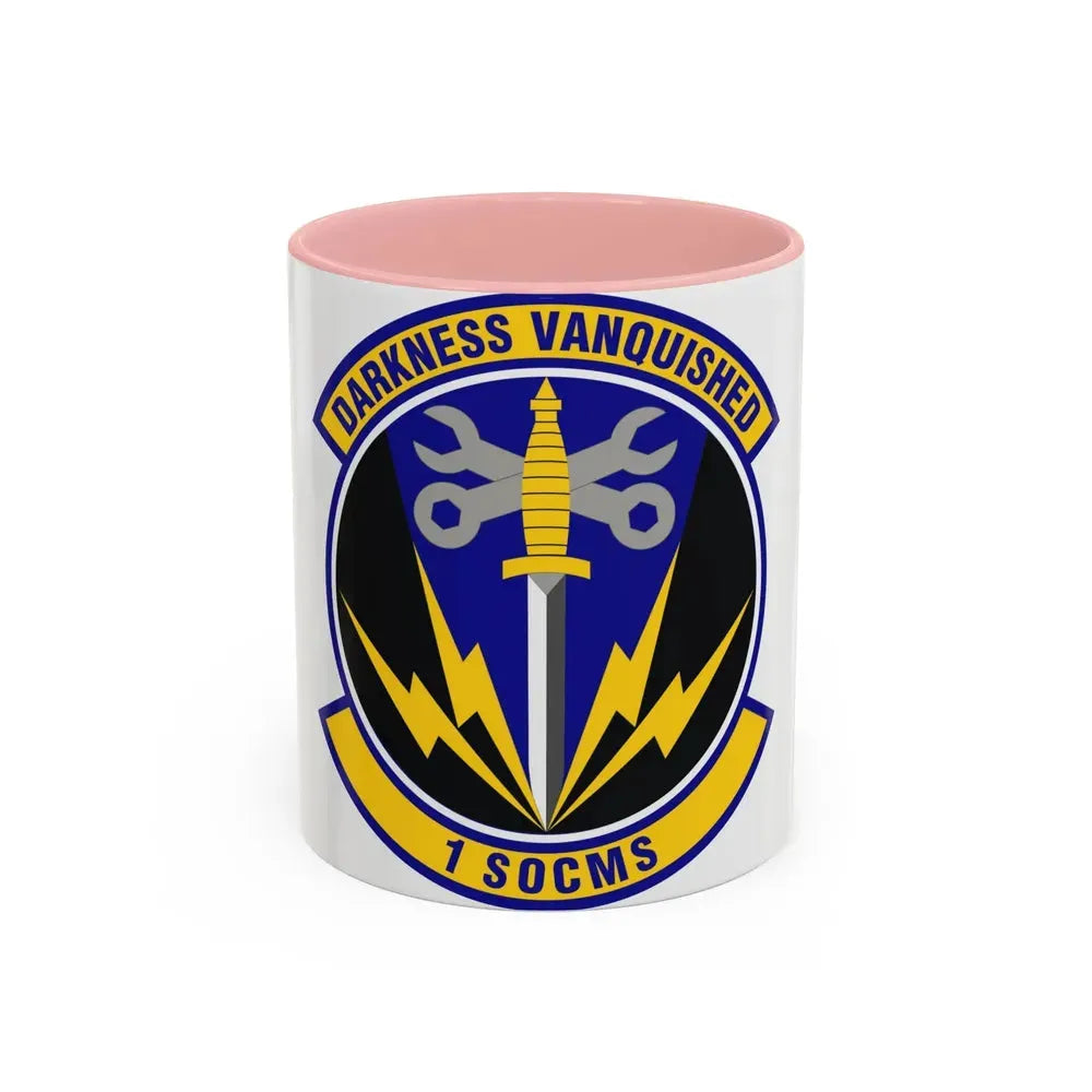 1st Special Operations Component Maintenance Squadron (U.S. Air Force) Accent Coffee Mug 11oz Pink - Go Mug Yourself