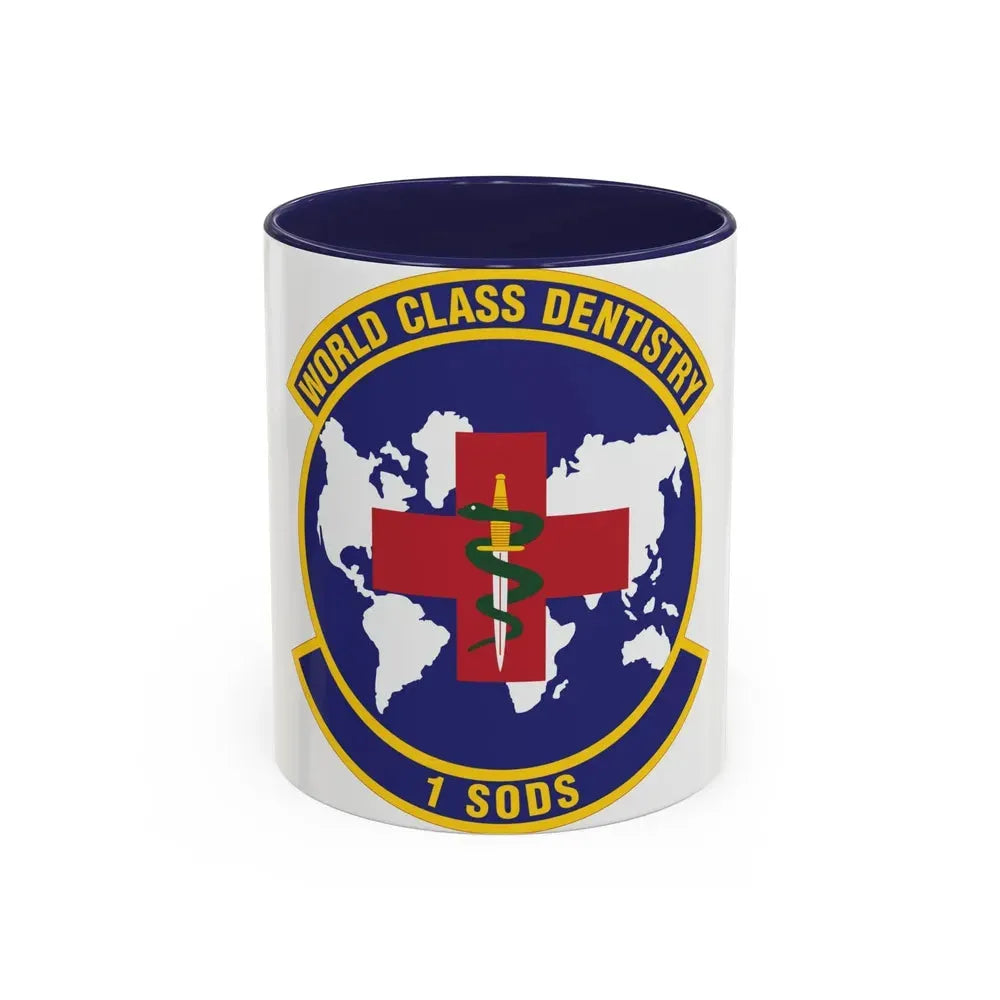 1st Special Operations Dental Squadron (U.S. Air Force) Accent Coffee Mug 11oz Navy - Go Mug Yourself