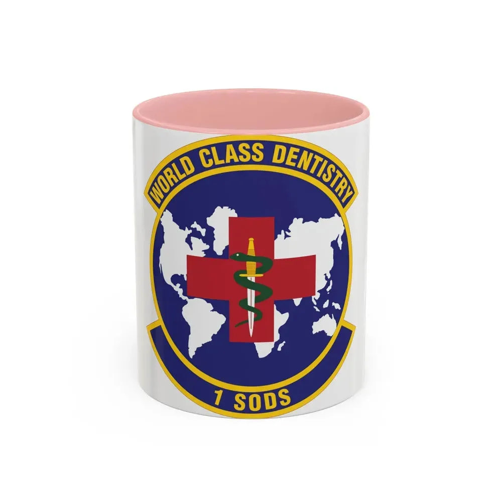 1st Special Operations Dental Squadron (U.S. Air Force) Accent Coffee Mug 11oz Pink - Go Mug Yourself