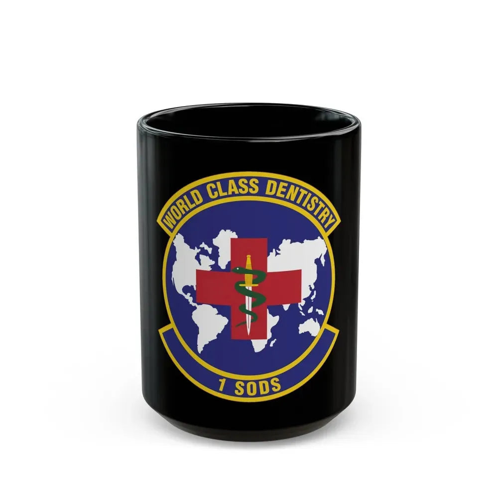 1st Special Operations Dental Squadron (U.S. Air Force) Black Coffee Mug 15oz - Go Mug Yourself