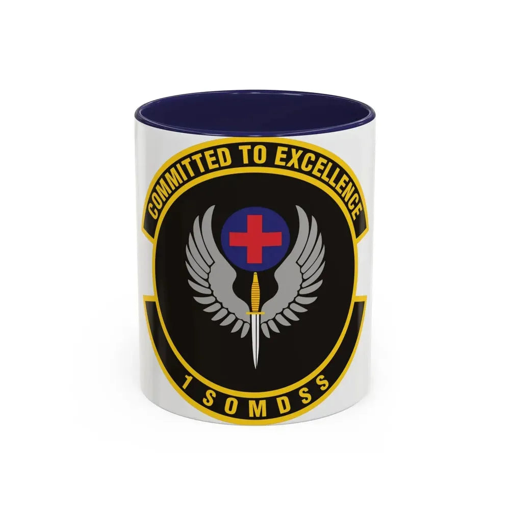 1st Special Operations Medical Support Squadron (U.S. Air Force) Accent Coffee Mug 11oz Navy - Go Mug Yourself