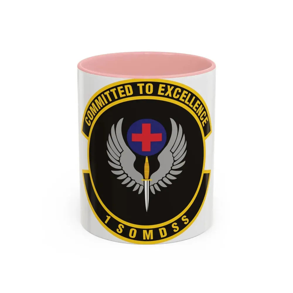 1st Special Operations Medical Support Squadron (U.S. Air Force) Accent Coffee Mug 11oz Pink - Go Mug Yourself
