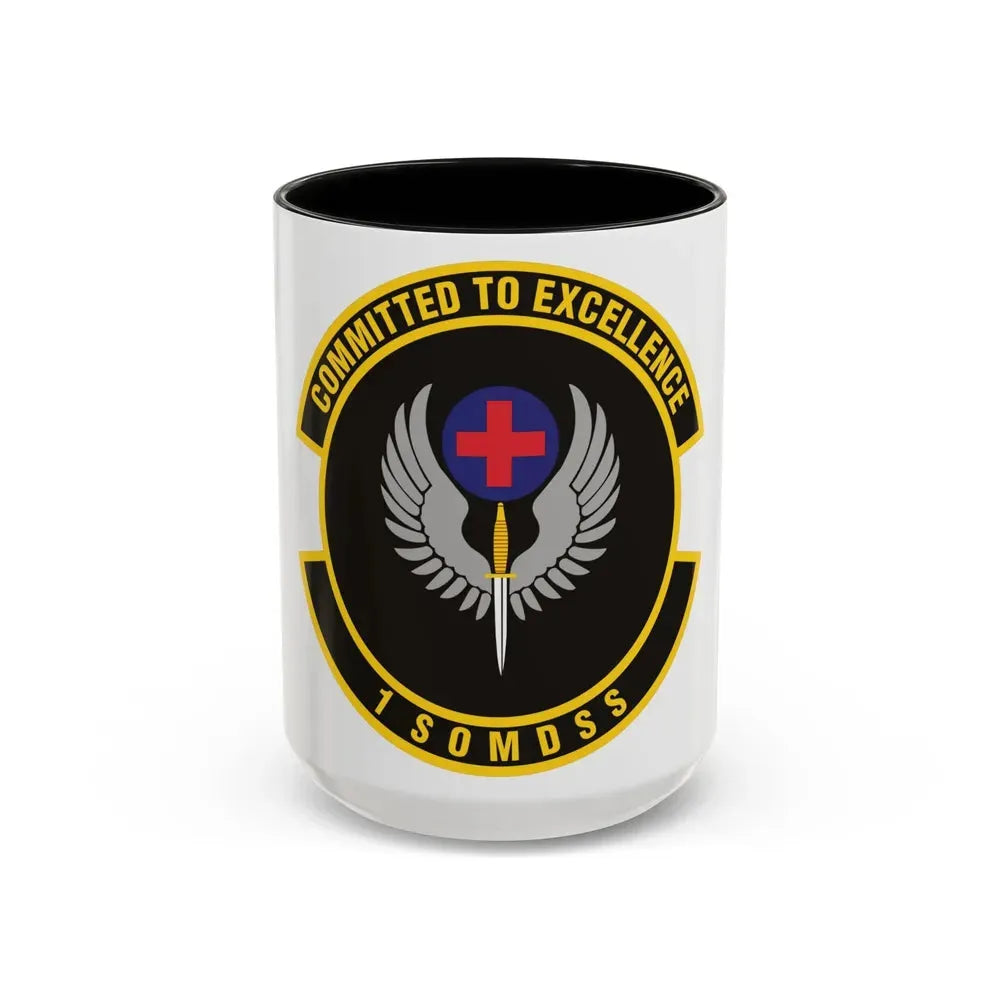 1st Special Operations Medical Support Squadron (U.S. Air Force) Accent Coffee Mug 15oz Black - Go Mug Yourself
