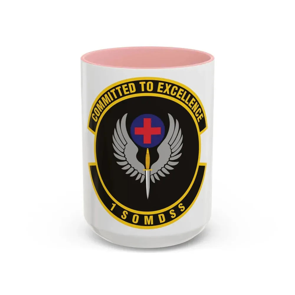 1st Special Operations Medical Support Squadron (U.S. Air Force) Accent Coffee Mug 15oz Pink - Go Mug Yourself