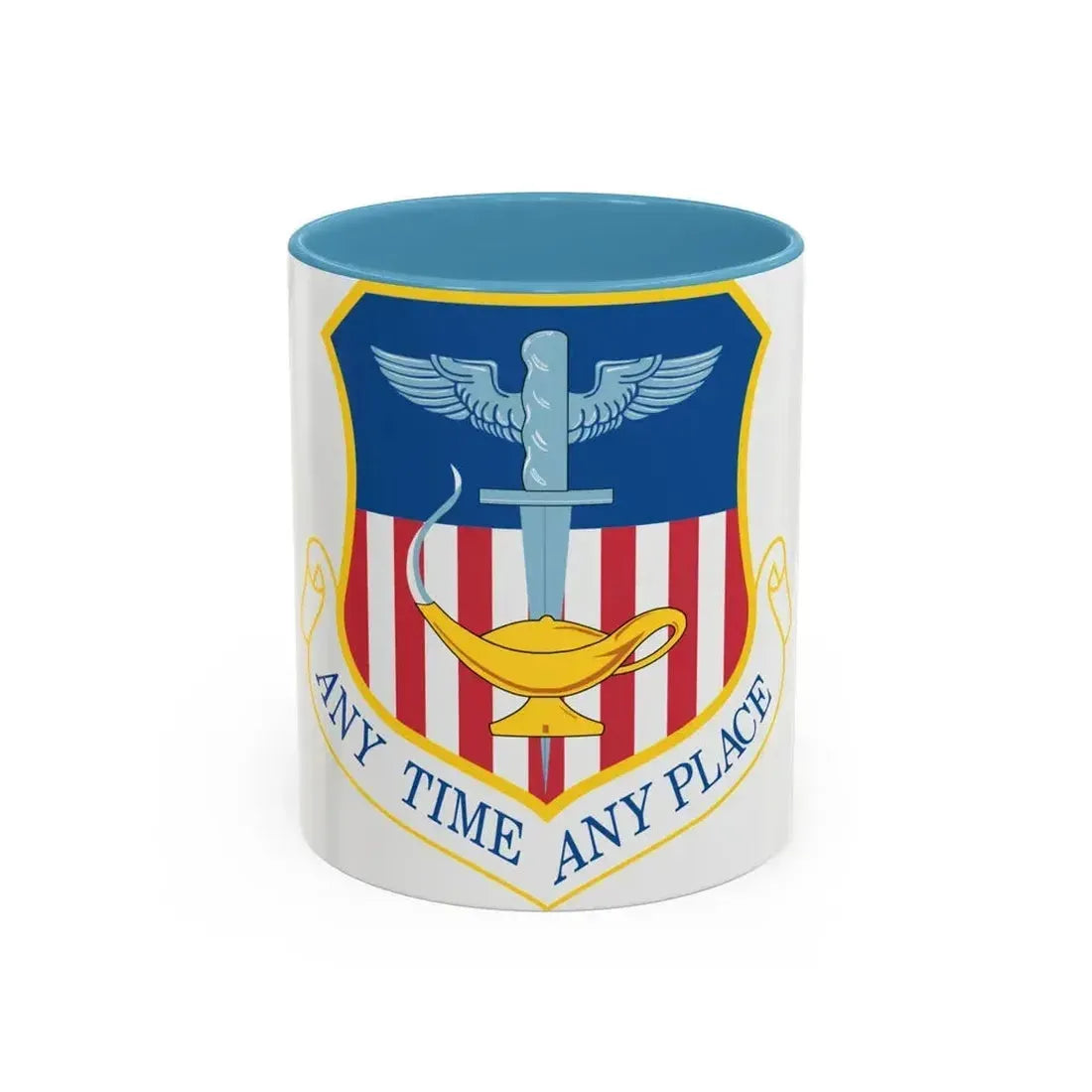 1st Special Operations Wing (U.S. Air Force) Accent Coffee Mug 11oz Light Blue - Go Mug Yourself