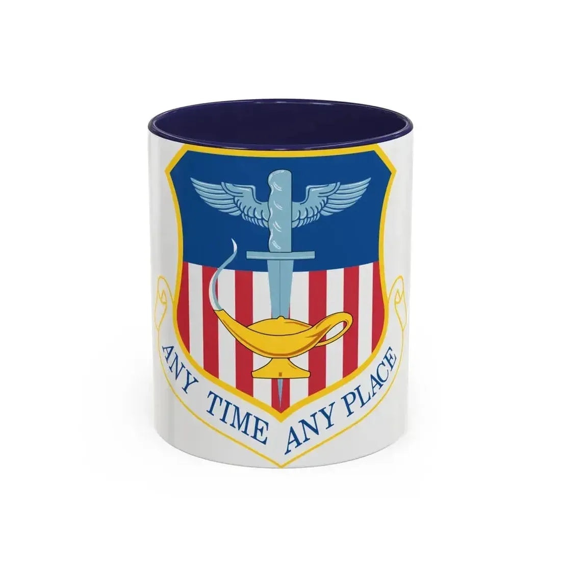 1st Special Operations Wing (U.S. Air Force) Accent Coffee Mug 11oz Navy - Go Mug Yourself