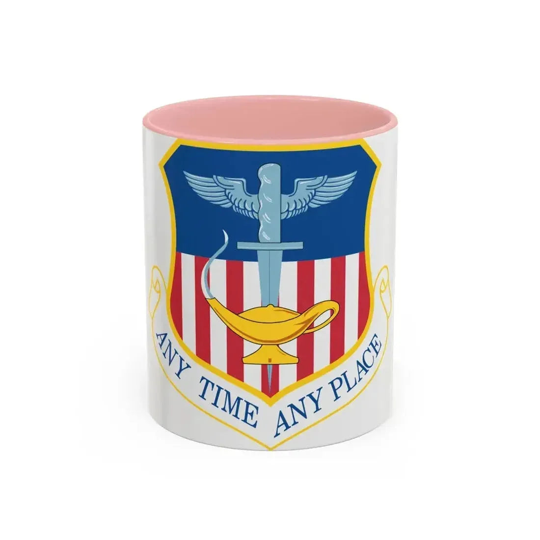1st Special Operations Wing (U.S. Air Force) Accent Coffee Mug 11oz Pink - Go Mug Yourself