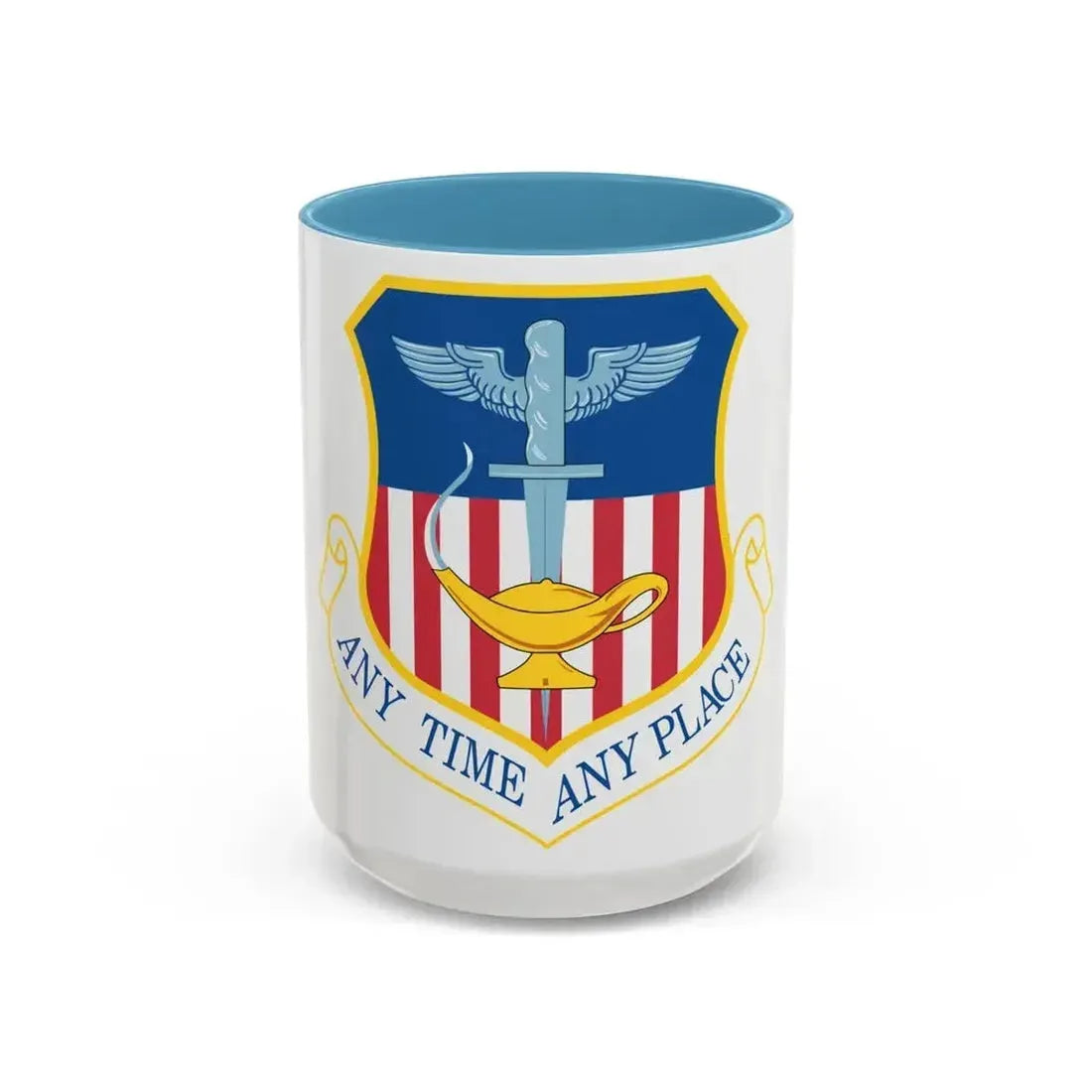 1st Special Operations Wing (U.S. Air Force) Accent Coffee Mug 15oz Light Blue - Go Mug Yourself