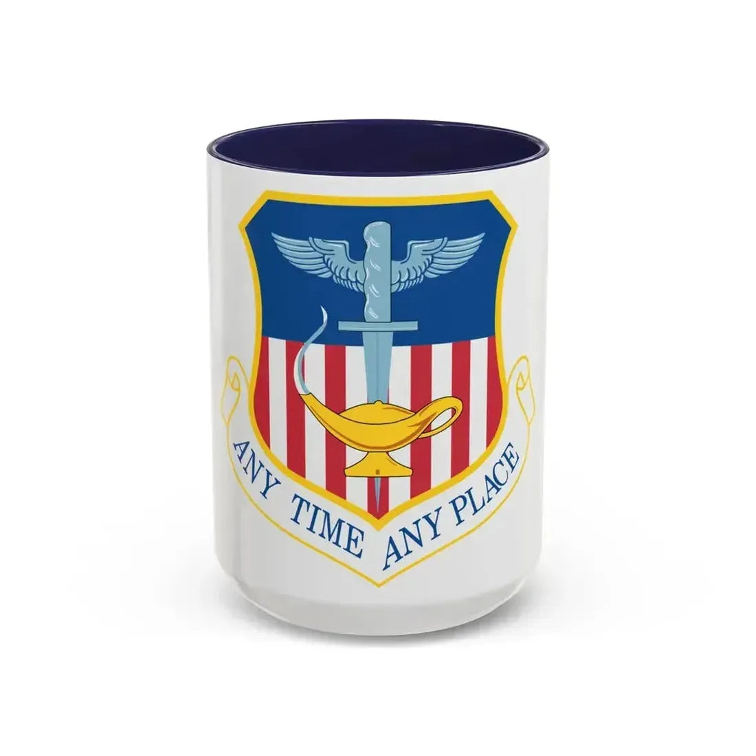 1st Special Operations Wing (U.S. Air Force) Accent Coffee Mug 15oz Navy - Go Mug Yourself
