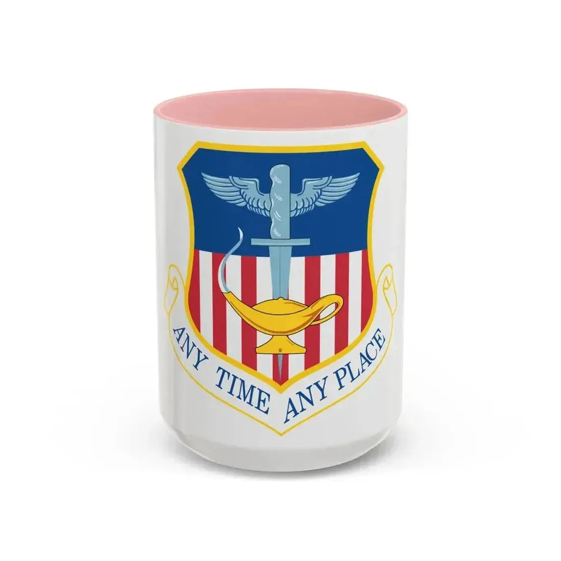 1st Special Operations Wing (U.S. Air Force) Accent Coffee Mug 15oz Pink - Go Mug Yourself