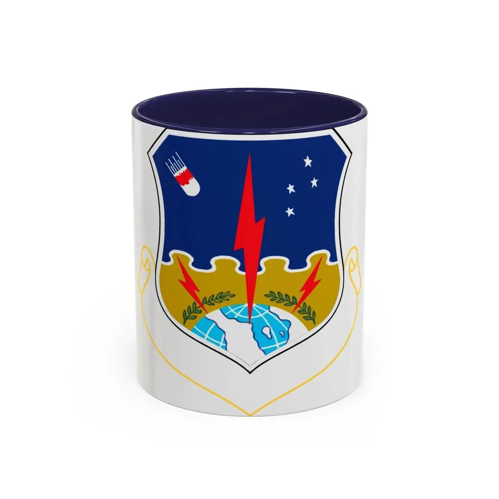 1st Strategic Aerospace Division (U.S. Air Force) Accent Coffee Mug 11oz Navy - Go Mug Yourself