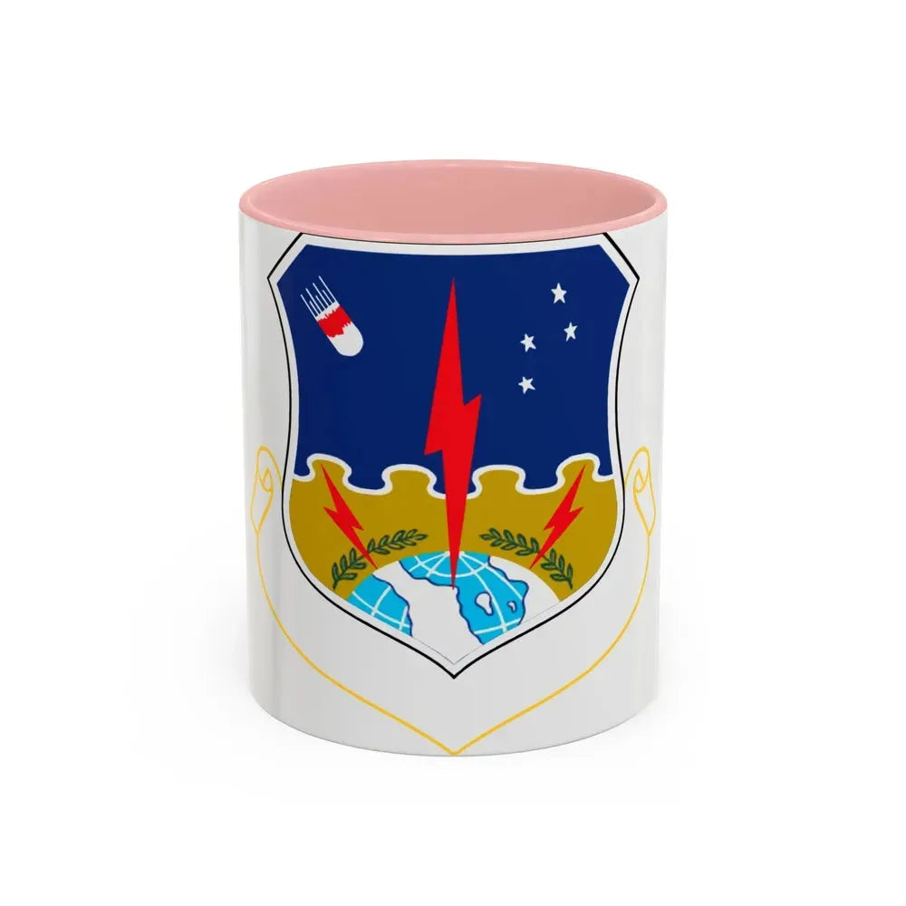 1st Strategic Aerospace Division (U.S. Air Force) Accent Coffee Mug 11oz Pink - Go Mug Yourself