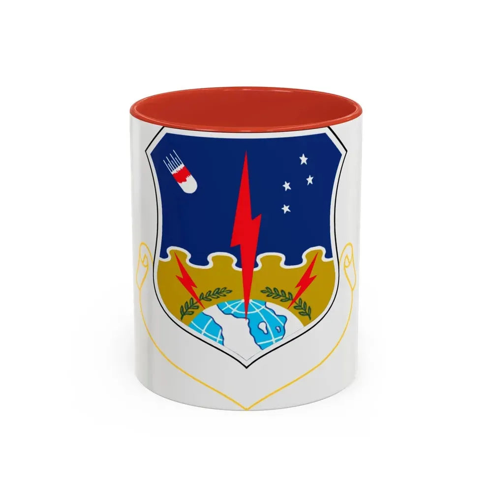 1st Strategic Aerospace Division (U.S. Air Force) Accent Coffee Mug 11oz Red - Go Mug Yourself