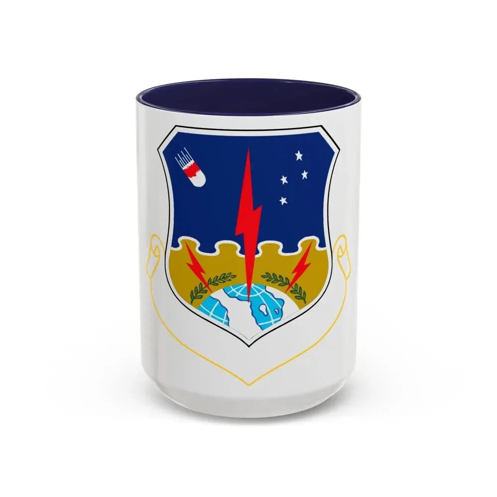 1st Strategic Aerospace Division (U.S. Air Force) Accent Coffee Mug 15oz Navy - Go Mug Yourself