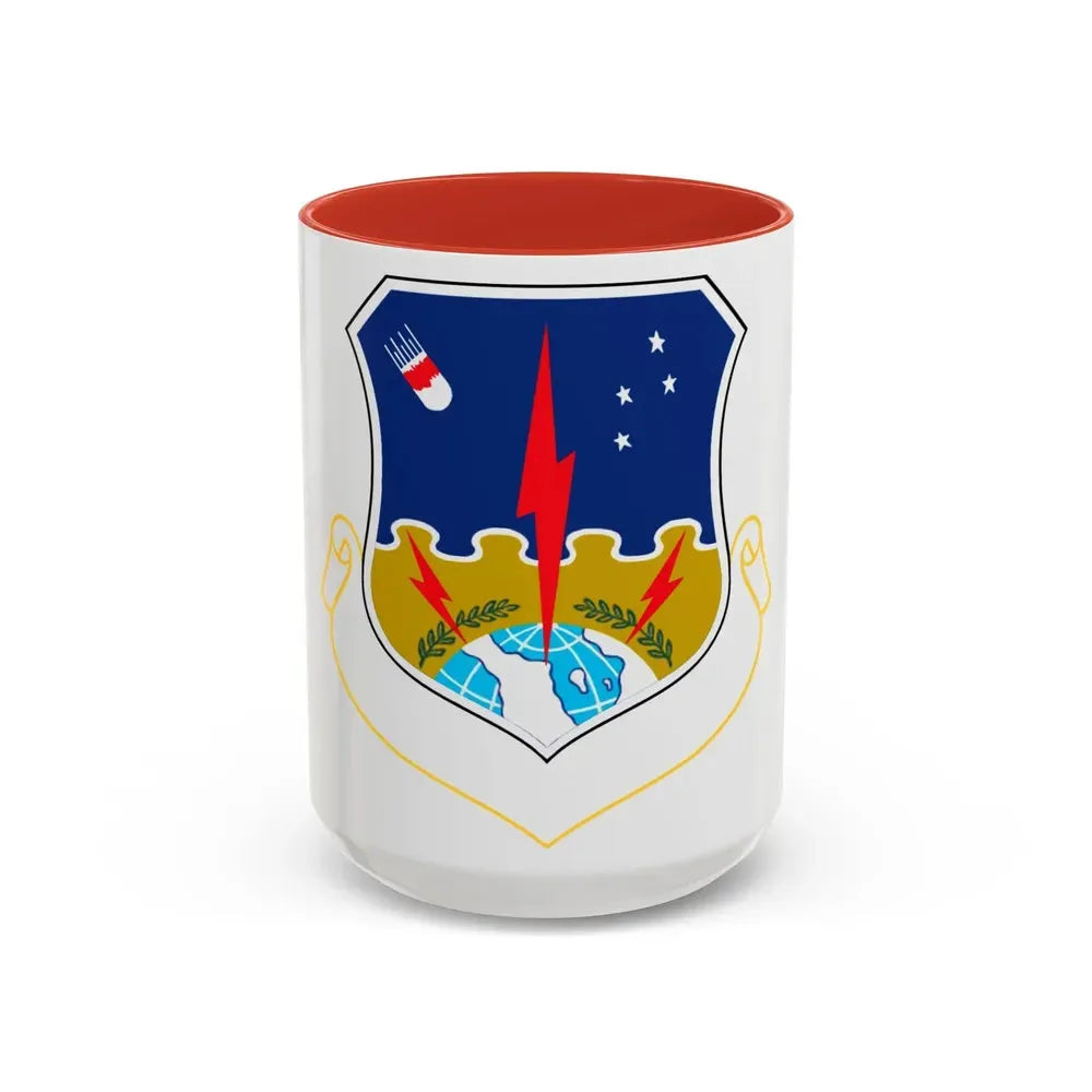 1st Strategic Aerospace Division (U.S. Air Force) Accent Coffee Mug 15oz Red - Go Mug Yourself