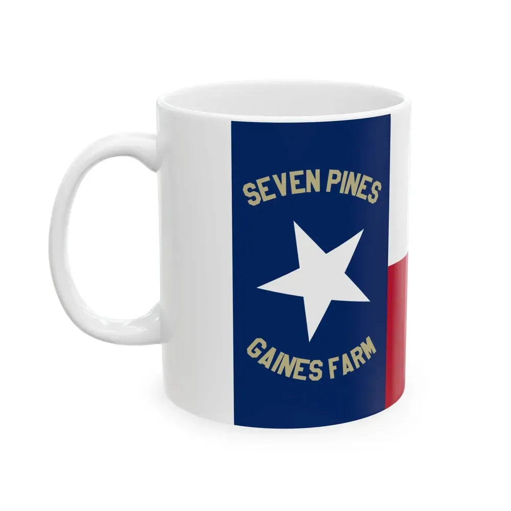 1st Texas Infantry Regiment Flag (United States) White Coffee Mug - Go Mug Yourself