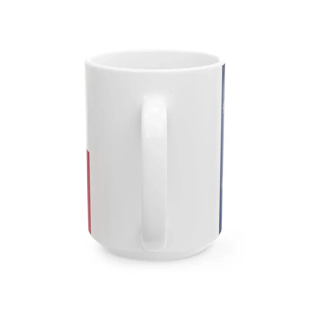 1st Texas Infantry Regiment Flag (United States) White Coffee Mug - Go Mug Yourself