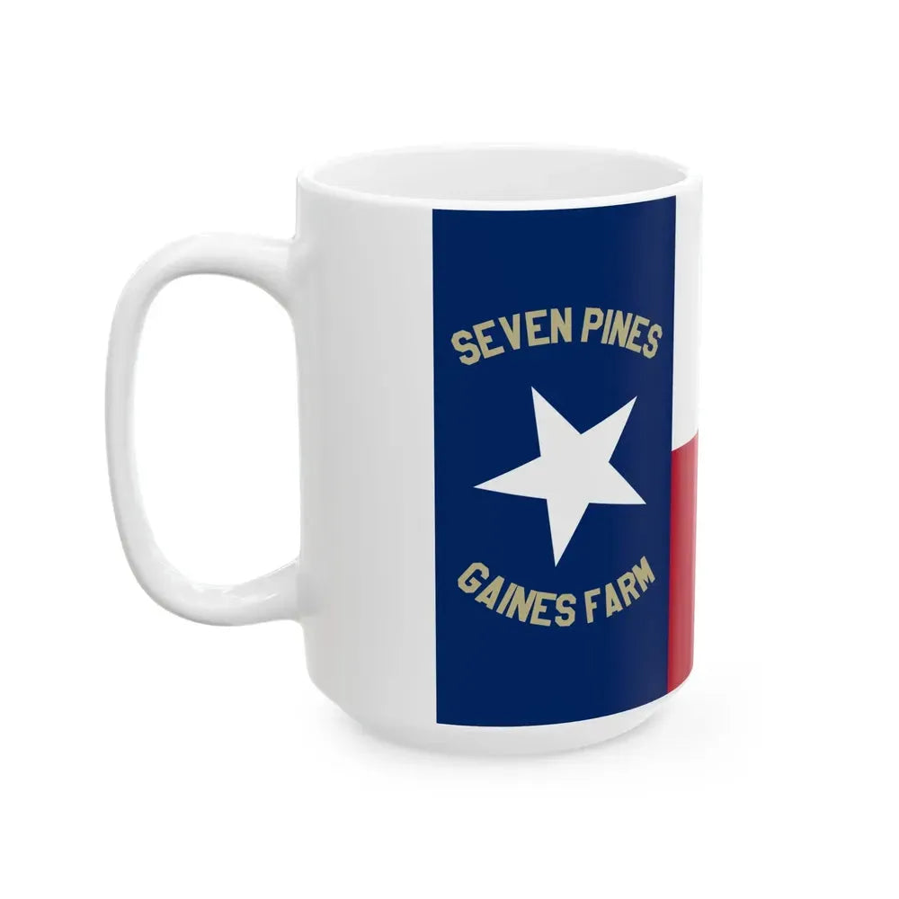 1st Texas Infantry Regiment Flag (United States) White Coffee Mug - Go Mug Yourself