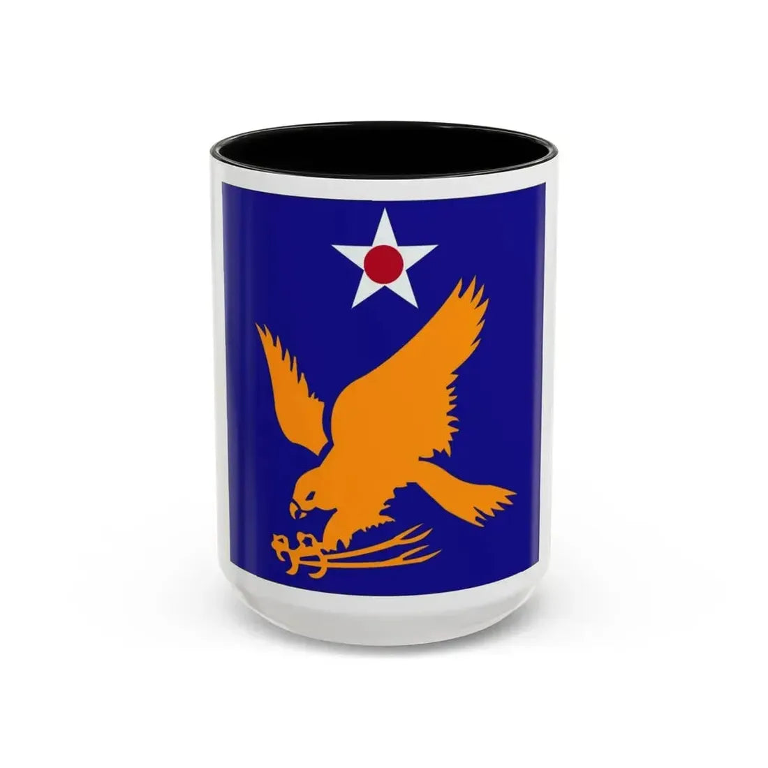 2 Air Force (U.S. Army) Accent Coffee Mug 15oz Black - Go Mug Yourself