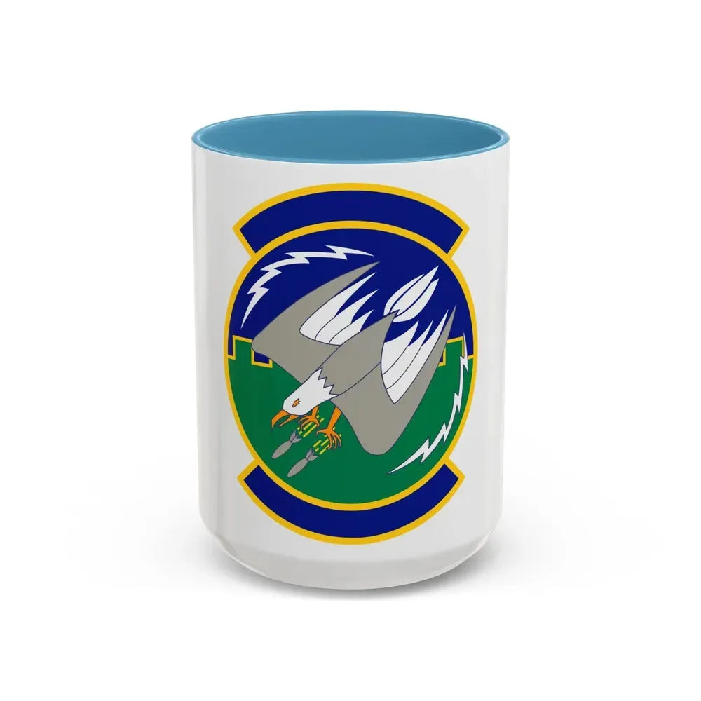 2 Air Support Operations Squadron (U.S. Air Force) Accent Coffee Mug 15oz Light Blue - Go Mug Yourself