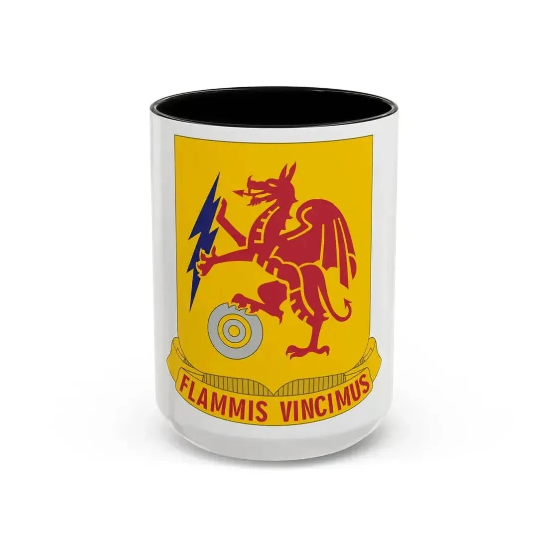 2 Chemical Battalion (U.S. Army) Accent Coffee Mug 15oz Black - Go Mug Yourself
