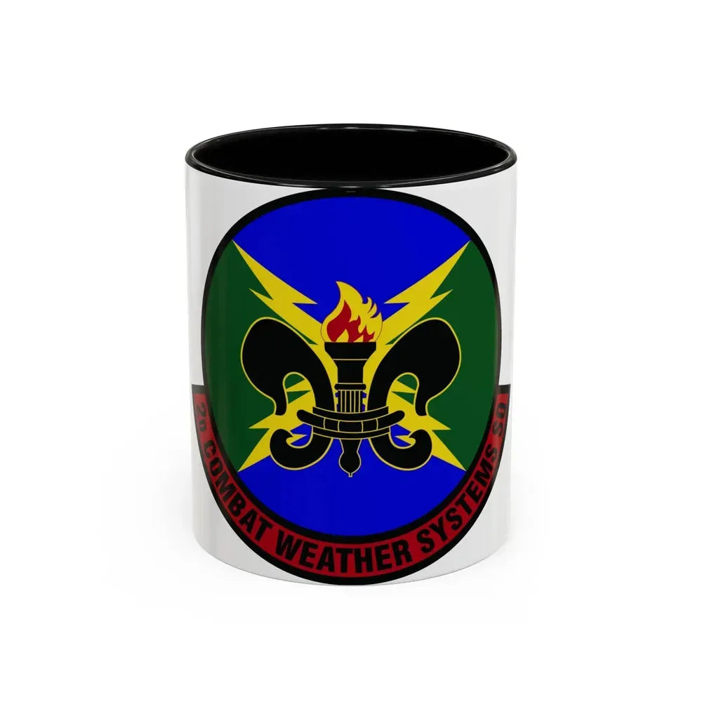 2 Combat Weather Systems Sq ACC (U.S. Air Force) Accent Coffee Mug 11oz Black - Go Mug Yourself