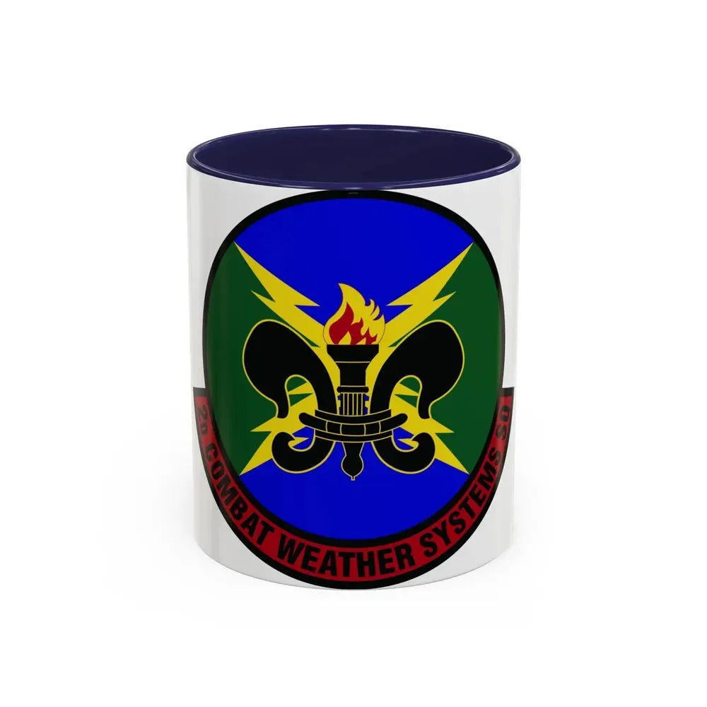 2 Combat Weather Systems Sq ACC (U.S. Air Force) Accent Coffee Mug 11oz Navy - Go Mug Yourself