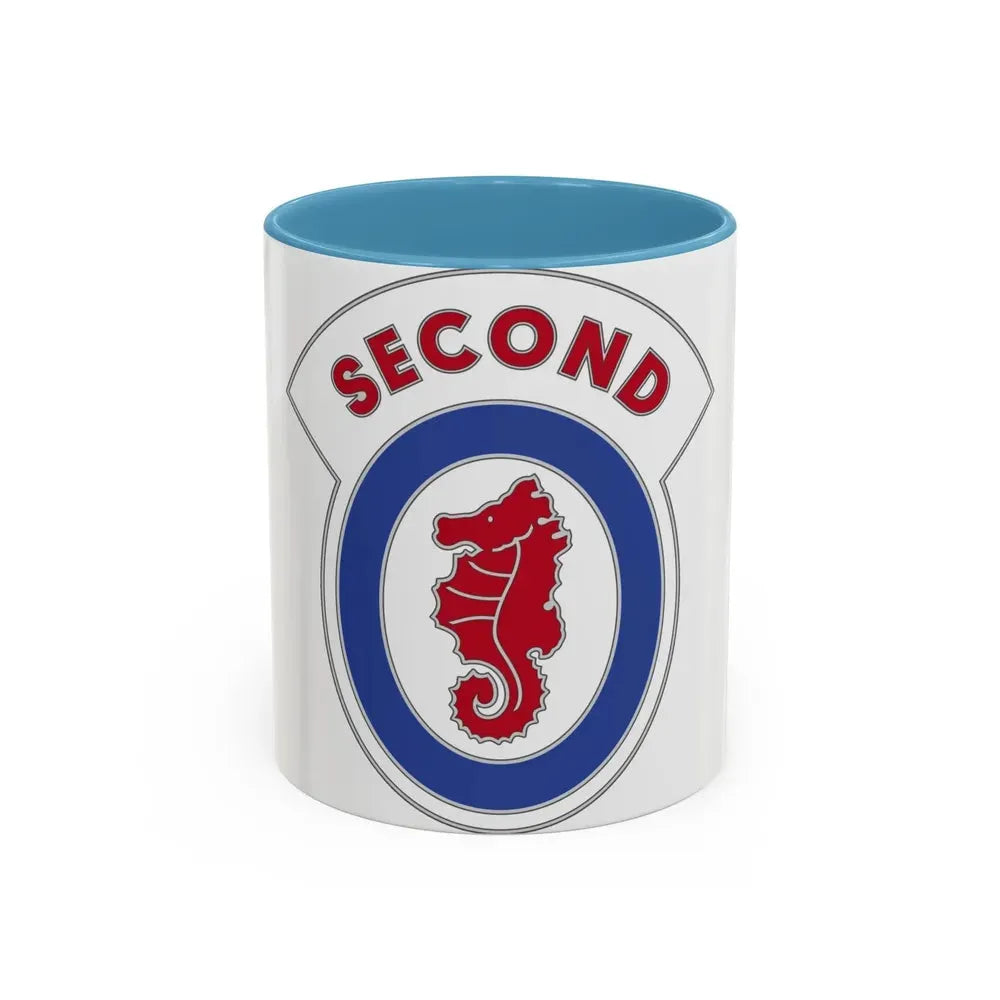 2 Engineer Brigade 3 (U.S. Army) Accent Coffee Mug 11oz Light Blue - Go Mug Yourself