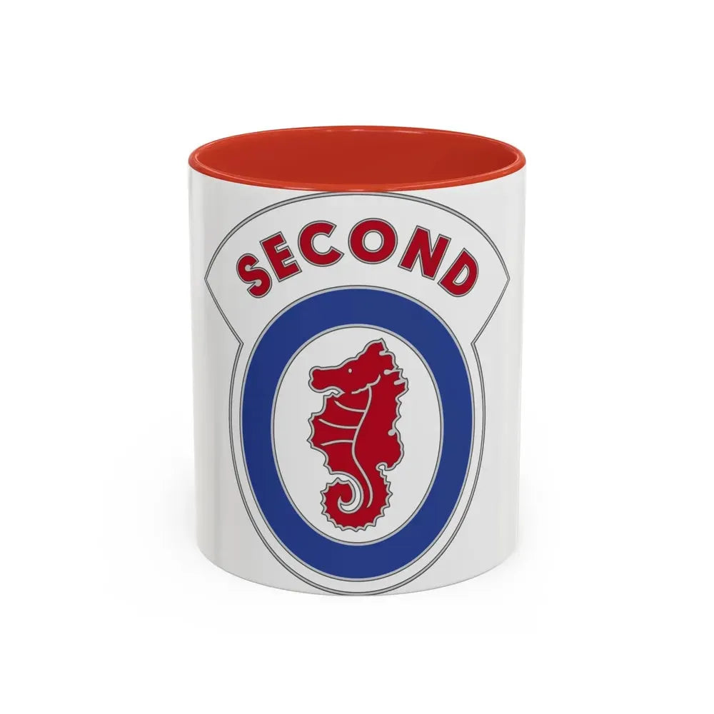 2 Engineer Brigade 3 (U.S. Army) Accent Coffee Mug 11oz Red - Go Mug Yourself