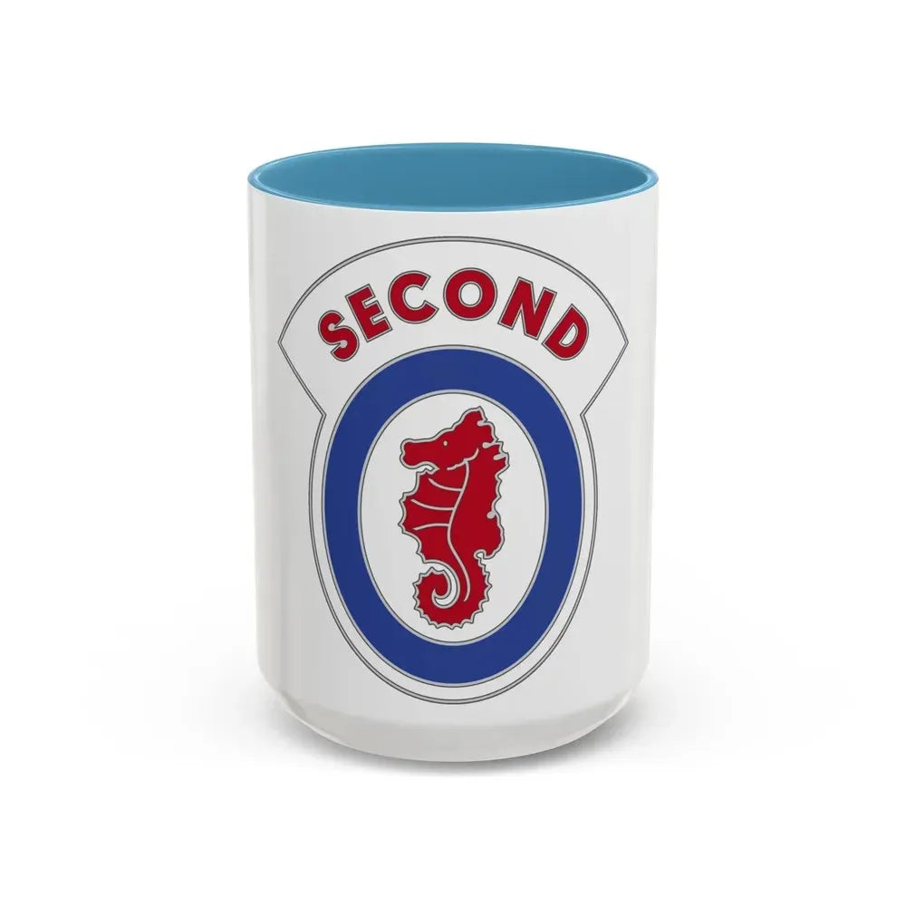 2 Engineer Brigade 3 (U.S. Army) Accent Coffee Mug 15oz Light Blue - Go Mug Yourself